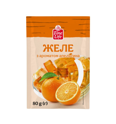 Желе Fine Life з ароматом Апельсин 80г. Спосіб використання