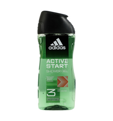 Гель для умывания Adidas Active Start 3в1 для мужчин 0.25л