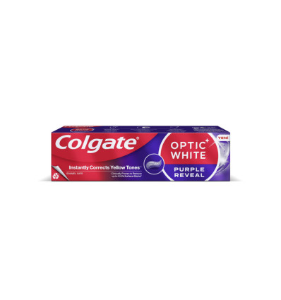 Colgate Паста Optic White зубная Фиолетовый Эффект отбеливания 0.75л. Главное преимущество продукта 