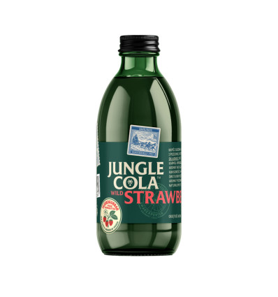 Напій JUNGLE COLA б/а газований зі смаком коли та суниці 0,33 л