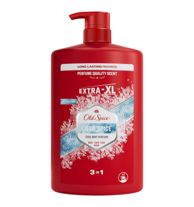 Гель Old Spice Колд Спайс для душа + шампунь 2в1 гелевый 1л