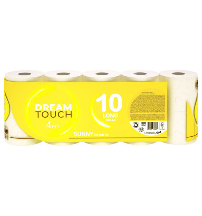 Папір Ruta Sunny туалетний Dream touch 4ш 10рул