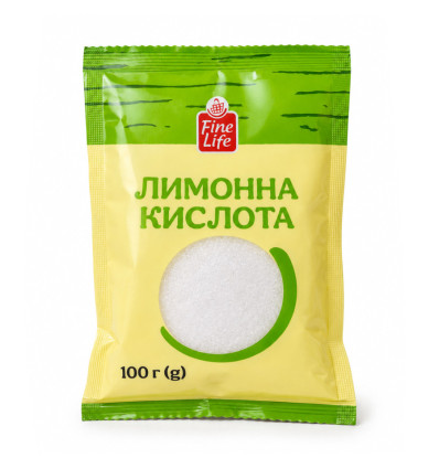 Кислота Fine Life лимонна 100г