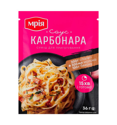 Суміш для приготування соусу Мрія Карбонара 36г