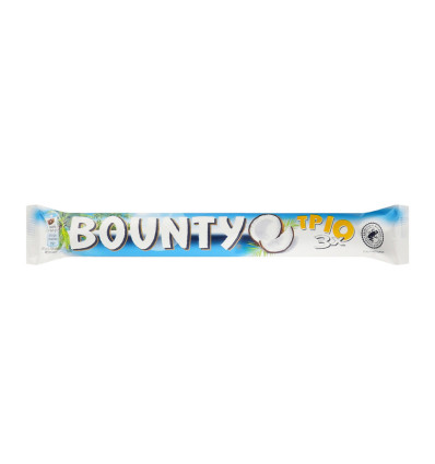 Батончик Bounty з м'якоттю кокоса вкритий молочним шоколадом 3 х 28.5г
