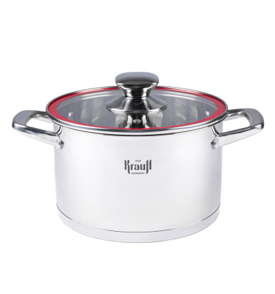 Каструля Krauff зі скляною кришкою діаметр 18см 2.7л