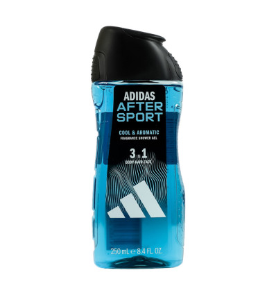 Гель для вмивання Adidas Adidas After Sport 3в1 для чоловіків парфумований 0.25л