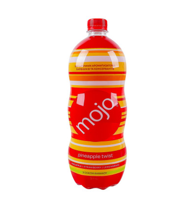 Напій б/а Mojo Pineapple twist сильногазований пастеризований соковмісний з соком ананасу 1л