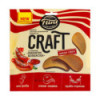 Гренки ржано-пшеничные Flint Craft Bread chips Пикантные колбаски волнистые 80г