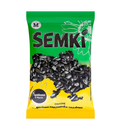 Насіння соняшника Semki смажене солоне 100г