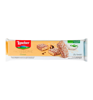 Loacker Тістечко Patisserie Кокос вафельне 100г