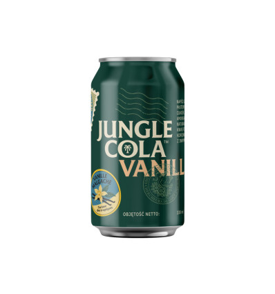 Напій JUNGLE COLA б/а газований зі смаком коли та ванілі 0,33 л