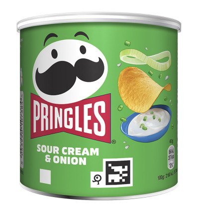 Чіпси Pringles картопляні смак сметани та цибулі 40г