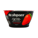 На здоров`я Йогурт Skyr Полуниця високобілковий по-ісландськи з фруктовим наповнювачем 1% 150г