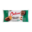 Рулет Balconi Rollino alla nocciola бісквітний із горіховою крем-начинкою та какао-глазур`ю 6 х 37г