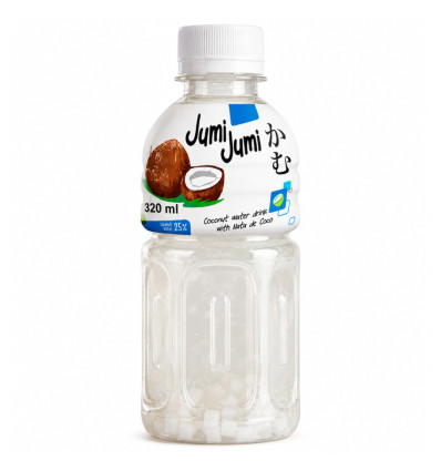 Напиток JUMI JUMI со вкусом кокоса с кусочками кокосового геля Nata de Coco 0,32 л