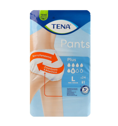 Подгузники-трусы Tena Pants Plus одноразовые L 24шт
