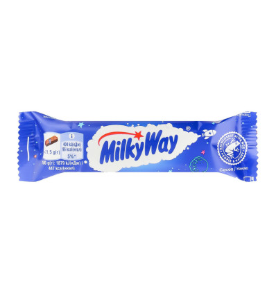 Батончик Milky Way з суфле вкритий молочним шоколадом 21.5г