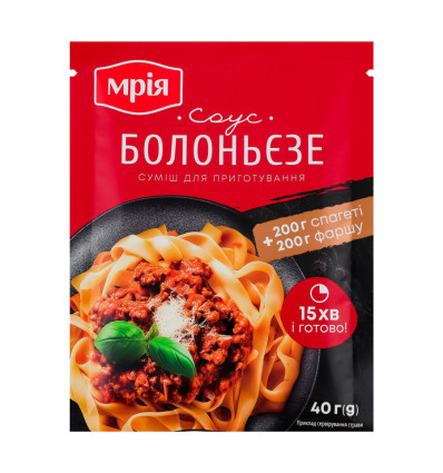 Суміш для приготування соусу Мрія Болоньєзе 40г