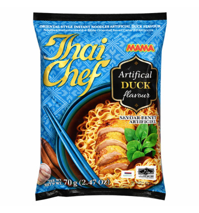 Лапша Тhai chef быстрого приготовления со вкусом утки 70г