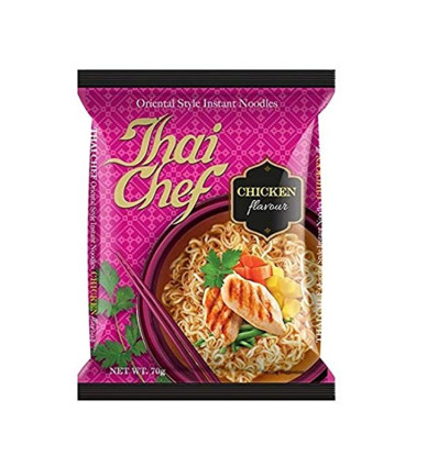 Лапша Thai Chef со вкусом курицы быстрого приготовления 70г