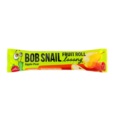 Цукерка фруктова Bob Snail Яблучно-грушева дооовга натуральна 15г