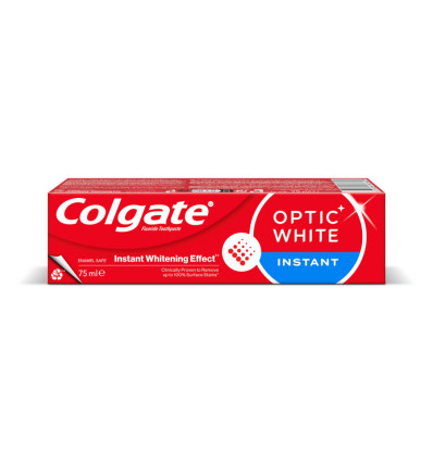 Colgate Паста Optic White зубна Миттєве відбілювання 0.75л. Досягніть білосніжної усмішки із зубними