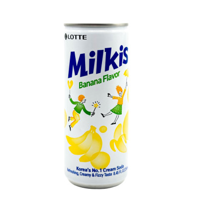 Напій Milkis газований зі смаком банана 0.25л