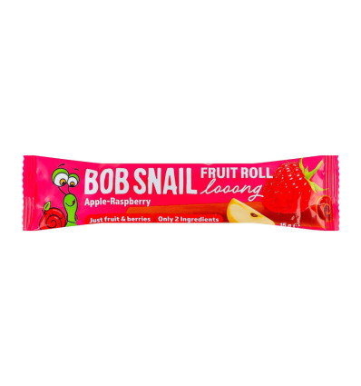 Цукерка фруктово-ягідна Bob Snail Яблучно-малинова дооовга натуральна 15г