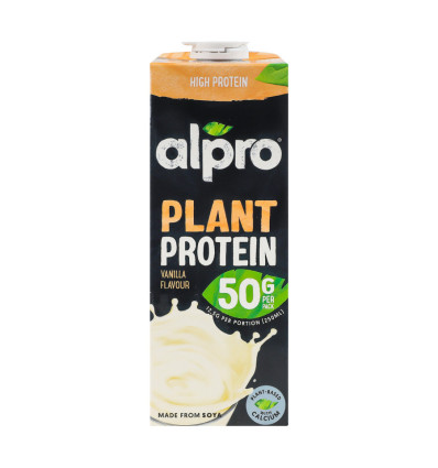 Alpro Напій соєвий Plant protein зі смаком ванілі 1л