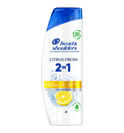 Шампунь Head & Shoulders 2в1 Цитрусова свіжість базовий 400мл