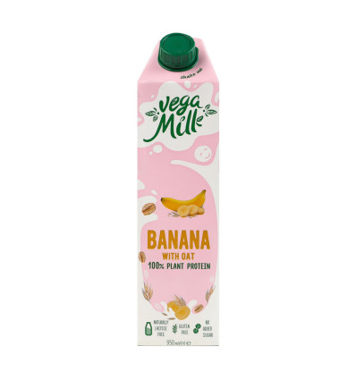 Напій вівсяний Vega Milk з бананом 1.5% 0,95л