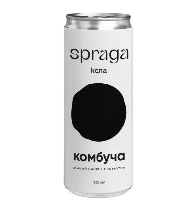 Напій б/а Spraga Комбуча Кола слабогазований непастеризований 330мл