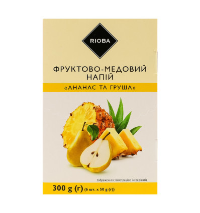 Напій RIOBA Ананас-груша 6 x 50г