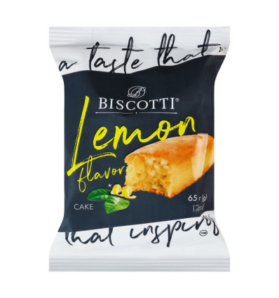 Кекс Biscotti Кейк с ароматом лимона 65г