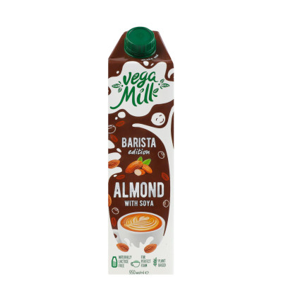 Напій мигдальний Vega Milk Баріста з соєю 950мл