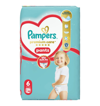 Підгузки-трусики Pampers Premium Care Pants 6 13-19кг 46шт