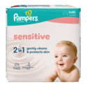 Серветки Pampers Sensitive ПрепакКороб 3x80шт