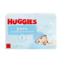 Серветки Huggies Pure Triplo вологі без пластику 144шт