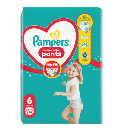 Підгузки-трусики Pampers Active Baby Pants 6 Jumbo Pack 13-19кг 42шт