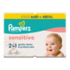 Серветки Pampers Sensitive дитячі вологі 6X80шт