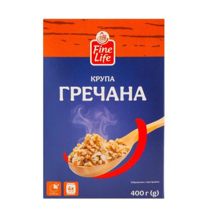 Крупа Fine Life гречана 4х100гр