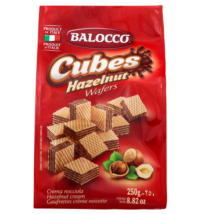 Вафлі Balocco з горіховою начинкою 250г