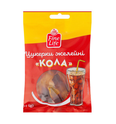 Цукерки Fine Life желейні кола 70Г