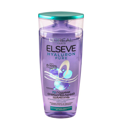 Шампунь Elseve Hyaluron Pure для волосся 250мл