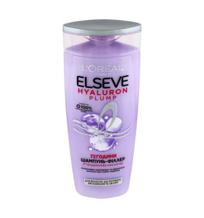Шампунь-філлер для волосся Elseve Hyaluron Plump 250мл