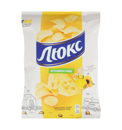 Чипсы Люкс картофельные со вкусом сыра 105г