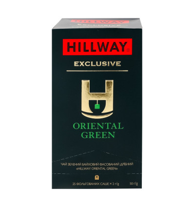 Чай Hillway Exclusive Oriental Green зелений дрібний 25 х 2г