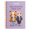 Блокнот на спирали Kite Cute 4 K25-1911-4, А5, 80 листов, клетка