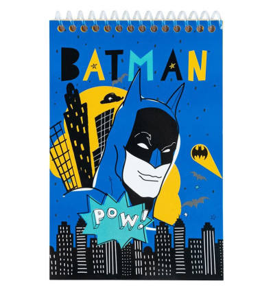 Блокнот на спіралі Kite DC Comics DC25-196, А6, 48 аркушів, нелінований